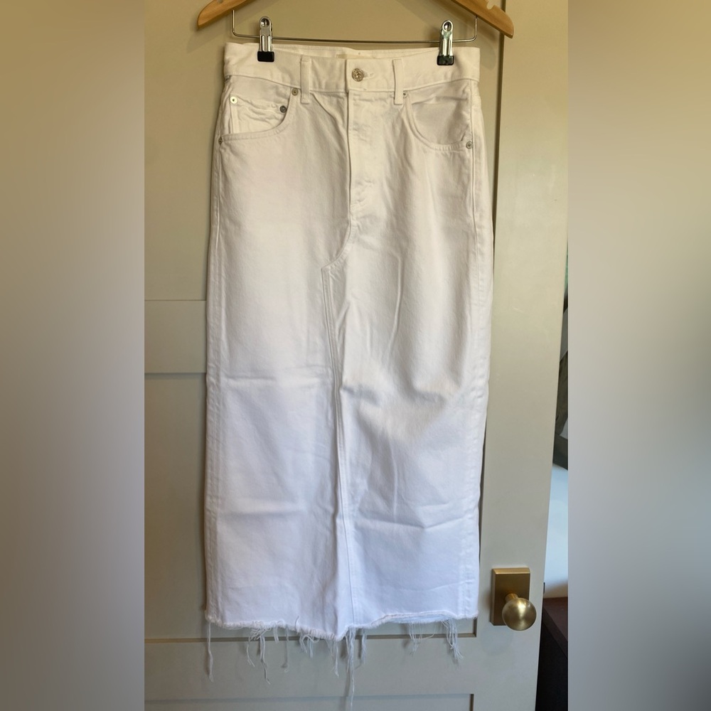 Citizens Of Humanity White Maxi Skirt